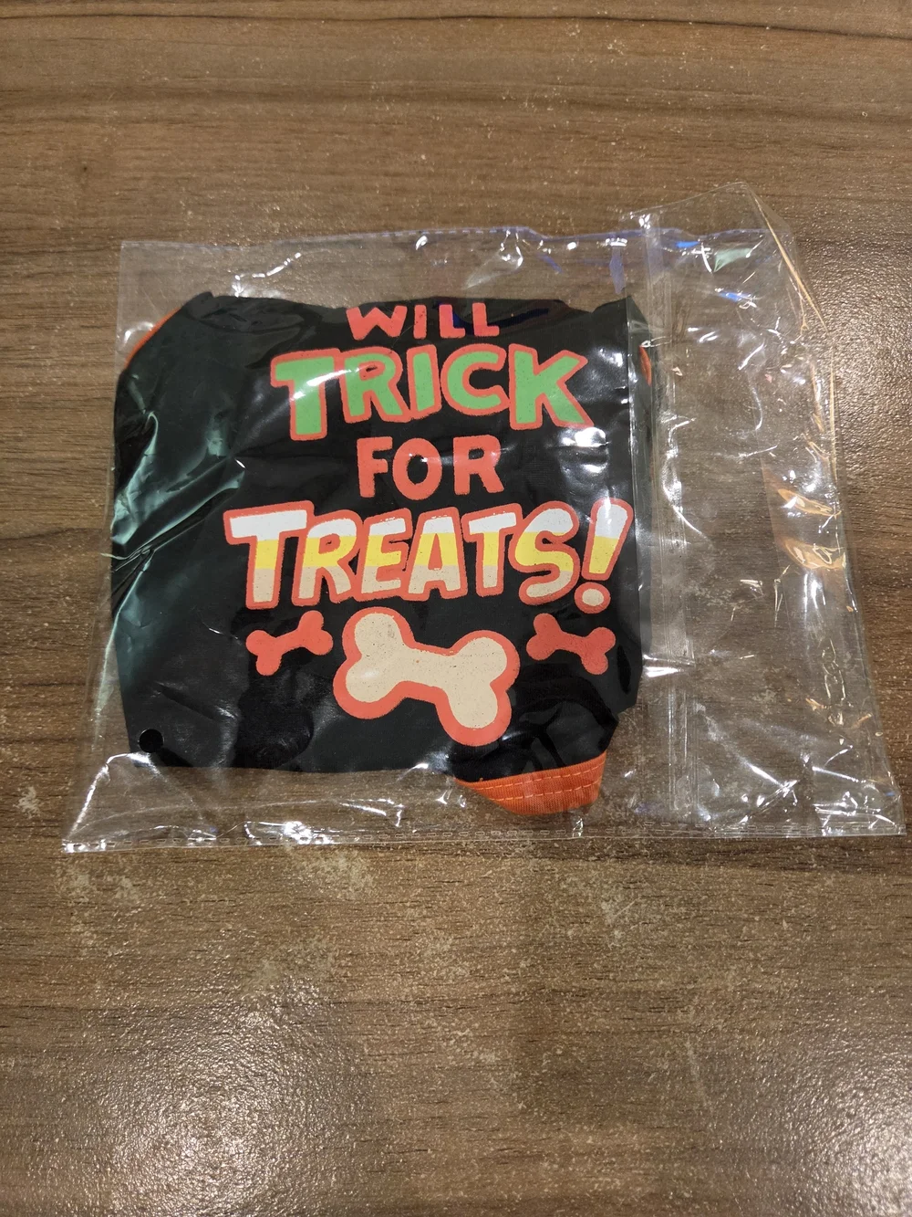 Will Trick for Treats! Black Halloween Dog Shirt